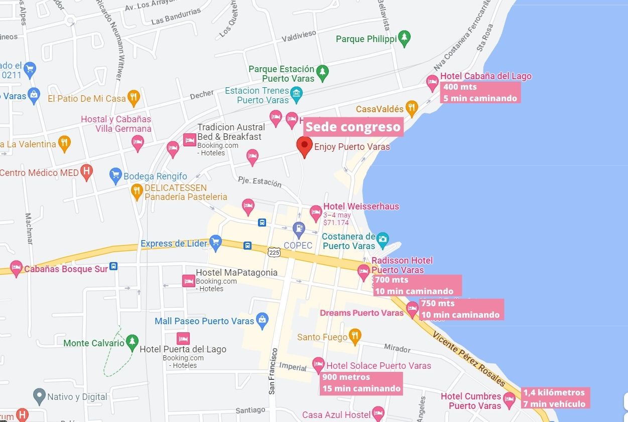 Mapa de Ubicación Hoteles